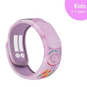 PARA'KITO® Wristband Kids Feather (EN) FNGWB1ENK48(3-7 years), Free 1pcs PARA’KITO® Refill pack (2 pellets) (EN)-FNGRFM1EN