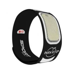 PARA'KITO® Sports Wristband Black (EN) FNGWBA1ENC01 - For Adults,Free 1pcs PARA’KITO® Refill pack (2 pellets) (EN)-FNGRFM1EN