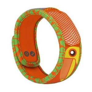PARA'KITO® Wristband Kids Toucan (EN) FNGWB1ENK10(3-7 years), Free 1pcs PARA’KITO® Refill pack (2 pellets) (EN)-FNGRFM1EN