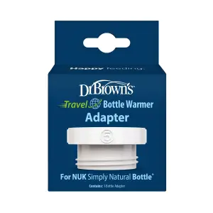 Dr Brown's Travel Warmer Nuk Simply Natural Bottle Adapter, AC268