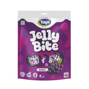 Tapi Jelly Bite Grapes 180Gm