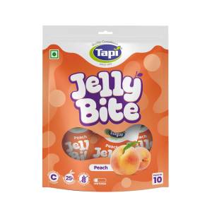 Tapi Jelly Bite Peach 180Gm