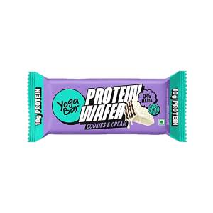 Yoga Bar Protein Wafer Cookies & Cream 40Gm