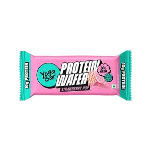 Yoga Bar Protein Wafer Strawberry Pop 40Gm