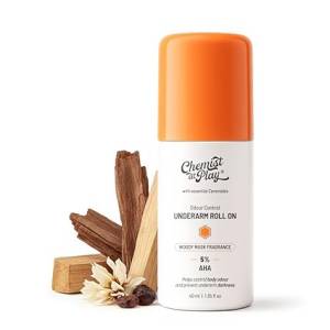 Chemist At Play Under Arm Roll On Woody Musk Fragrance 40Ml