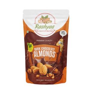 Rashyaa Dark Chocolate Almonds 80Gm