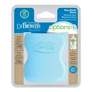 Dr. Brown's Wide Neck Glass Bottle Sleeve, Blue 5 oz. / 150 ml, AC085