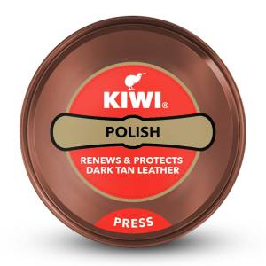 Kiwi Shoe Polish Dark Tan 40Gm