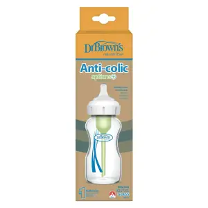 Dr. Brown's 9 Oz/270 Ml Options+ Wide-Neck Glass Bottle, Wb91700-P4