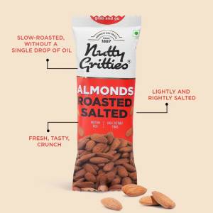 Nutty Gritties Almonds Roasted Salted 40m