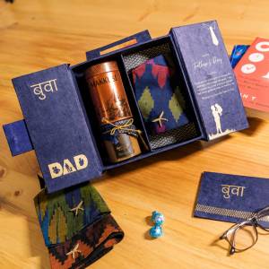 Makkusé Small Father’s Day Gift Box - with Dhaka Topi (No added sugar)