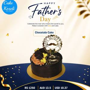 Cake Koseli Father's Day Chocolate Cake 1Pound