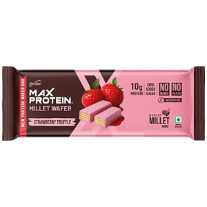 Max Protein Millet Wafer Strawberry Truffle 40Gm