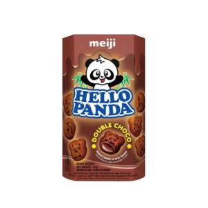 Meiji Hello Panda Double Choco Biscuit 42Gm