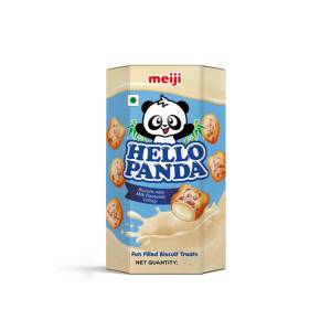 Meiji Hello Panda Milk Flavored Cream Biscuit 42Gm