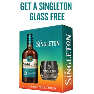 Singleton 12yrs 700Ml Gift Pack (One Free Glass)