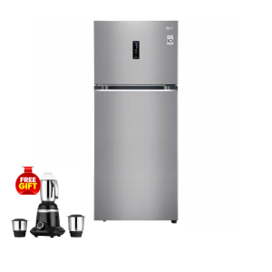LG 493 Ltr Double Door Refrigerator GLB452PLCK ( Free Mixer Grander)