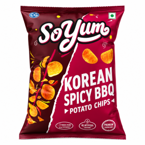 SoYum Korean Spicy BBQ Potato Chips 80Gm